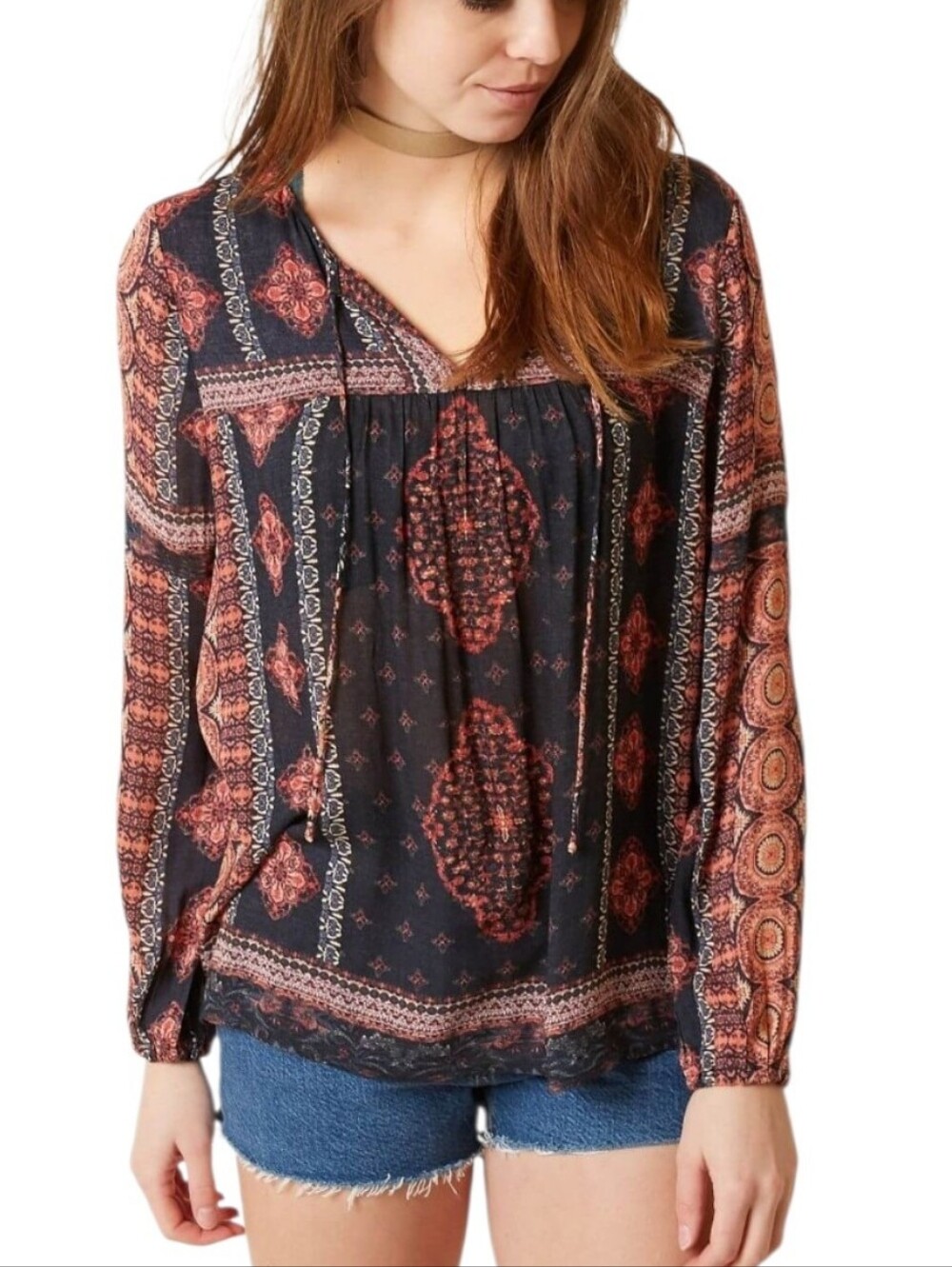 Lucky Brand Boho Blouse